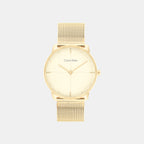 Calvin Klein Round Champagne Analog watch