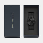 Daniel Wellington Men Round Black watch