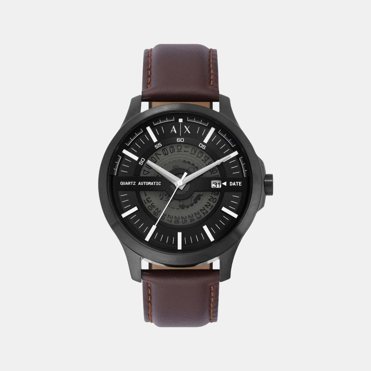 Armani Exchange Round Black Analog watch