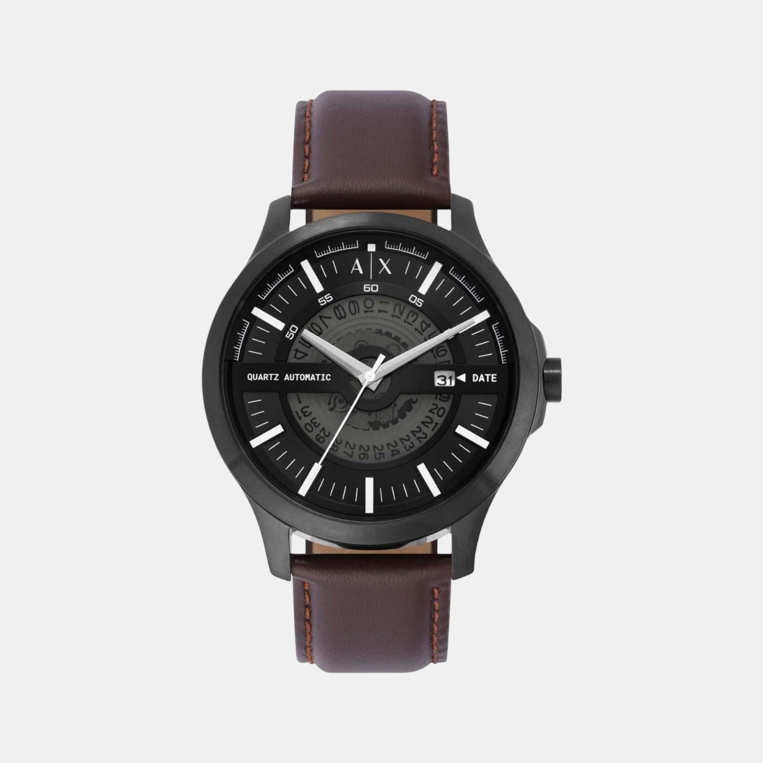 Armani Exchange Round Black Analog watch
