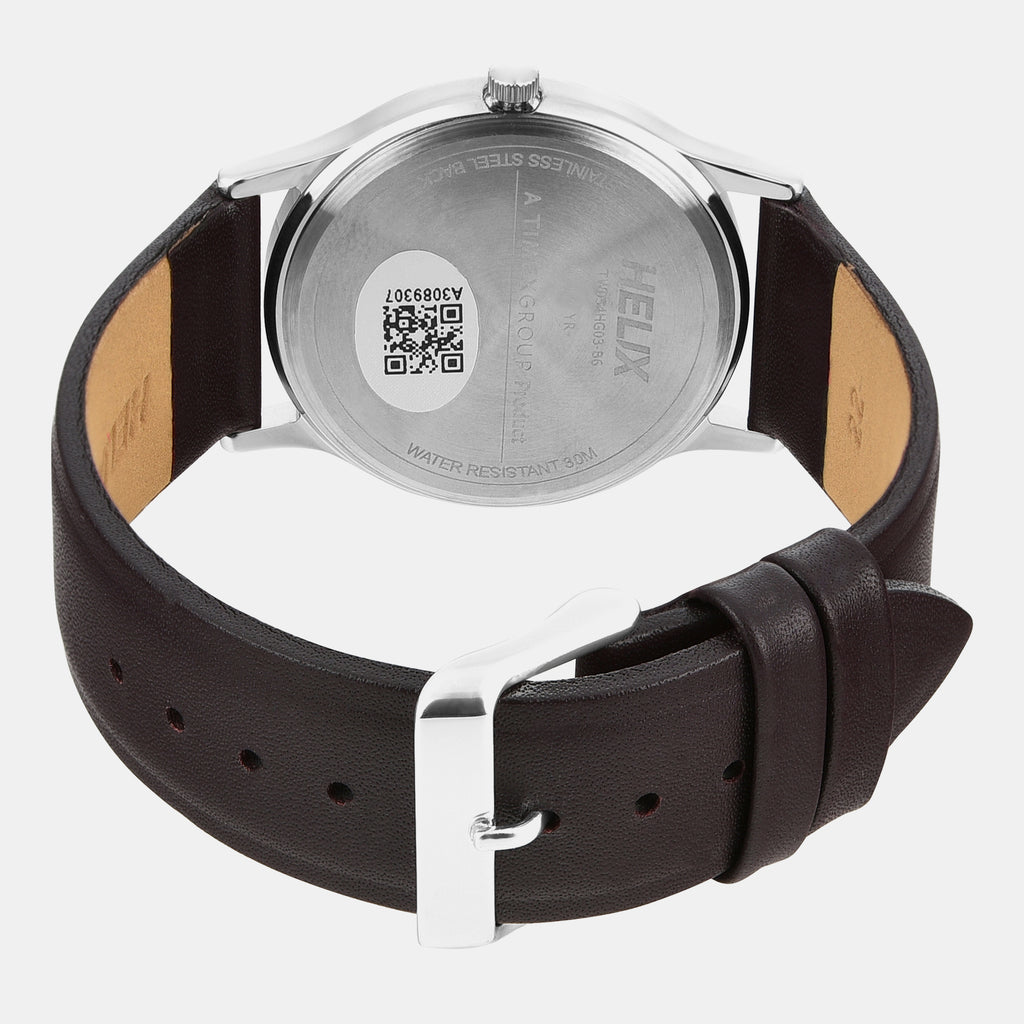 Helix Leather Brown watch