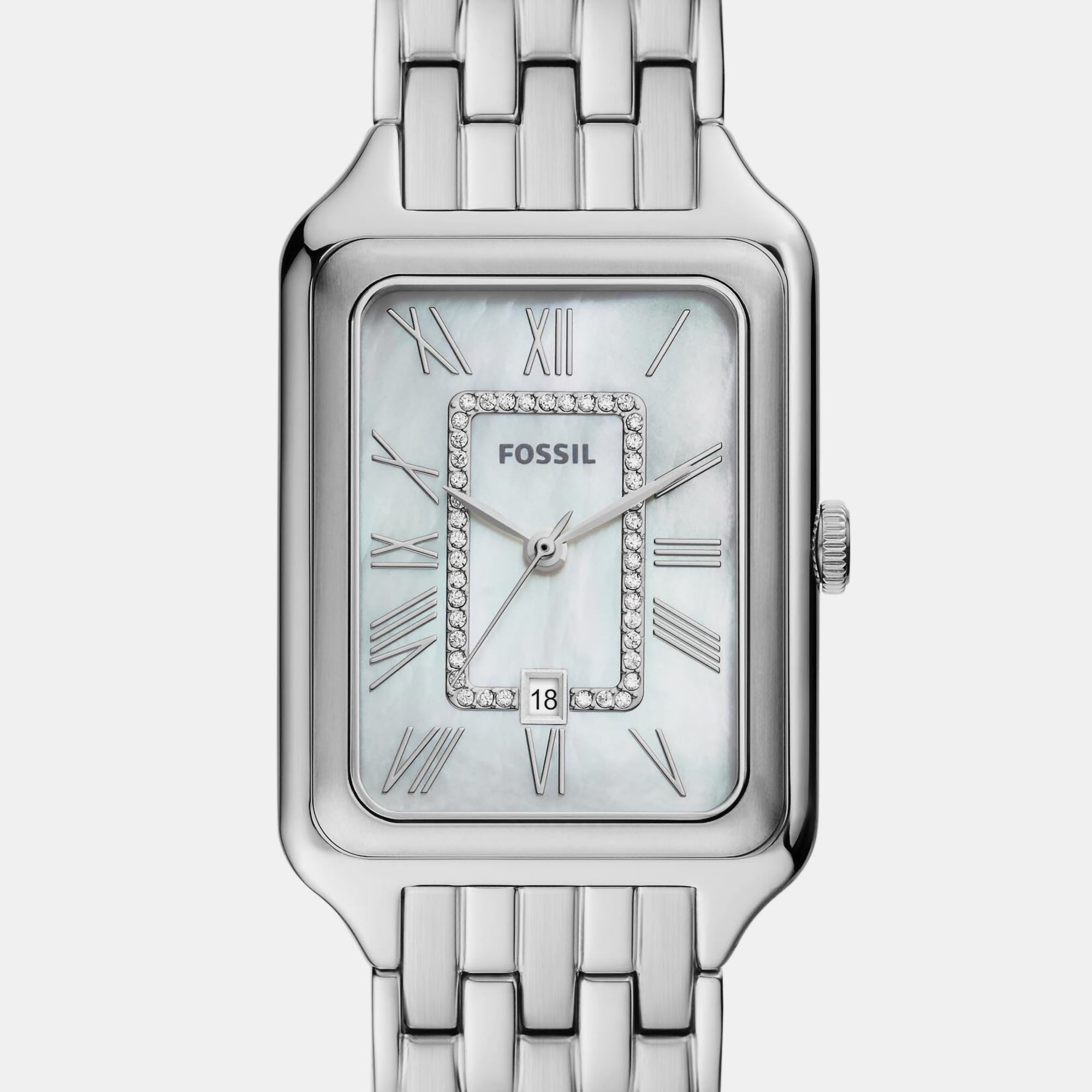 Fossil Stainless Steel Rectangular watch