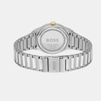 Boss Women Round Silver watch