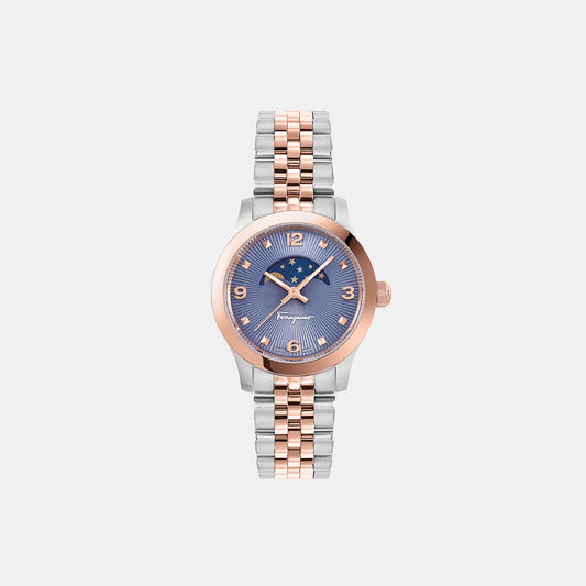 Female Blue Analog Stainless Steel Watch SFMN00322
