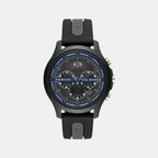 Armani Exchange Round Black Chronograph watch