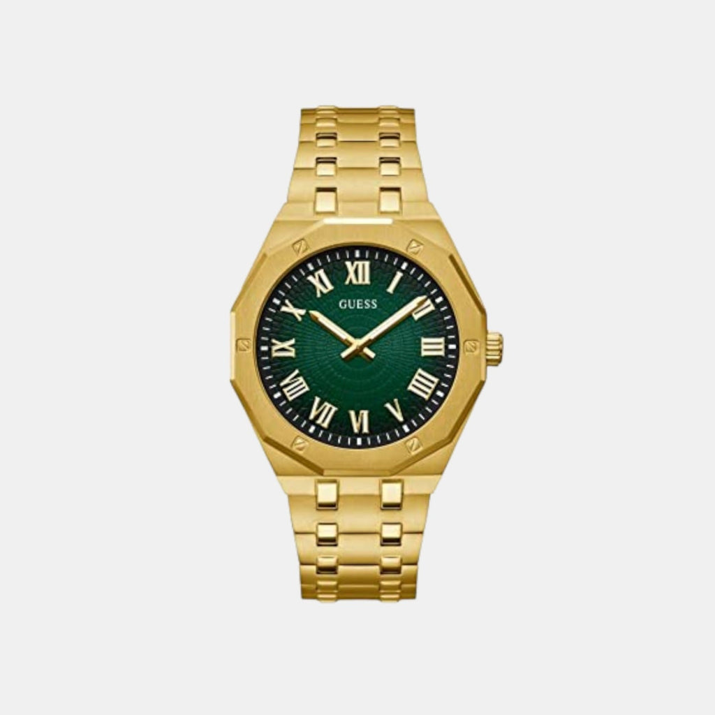 Guess Round Green Analog watch