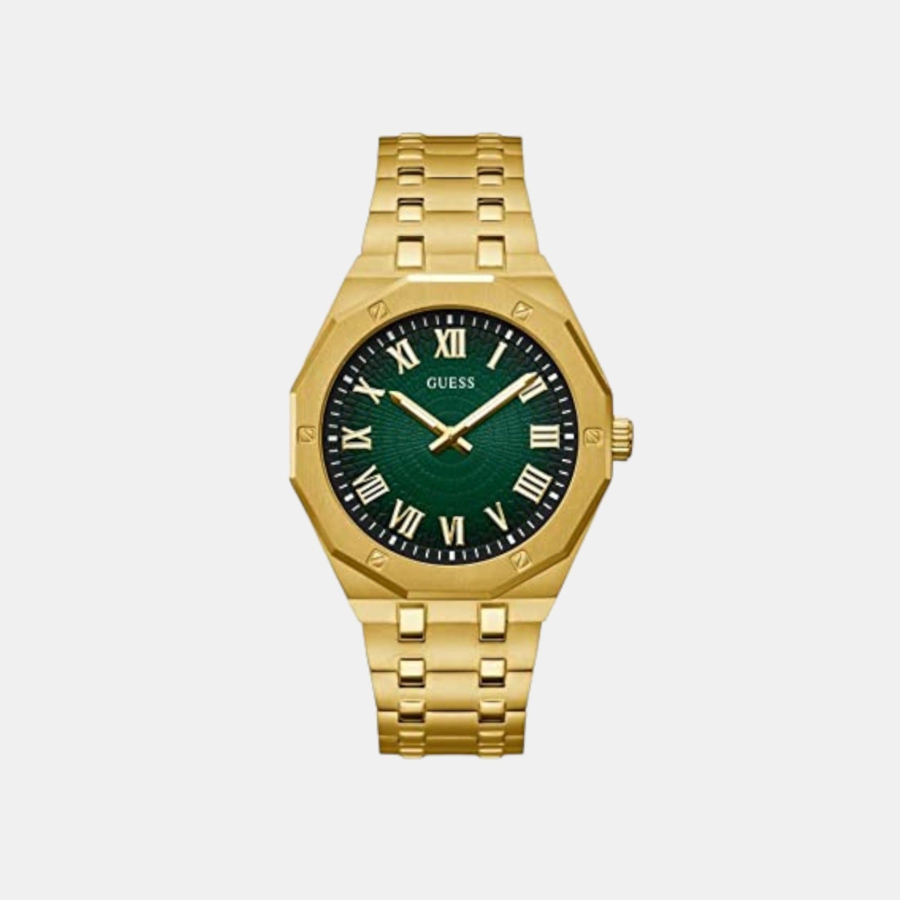 Guess Round Green Analog watch