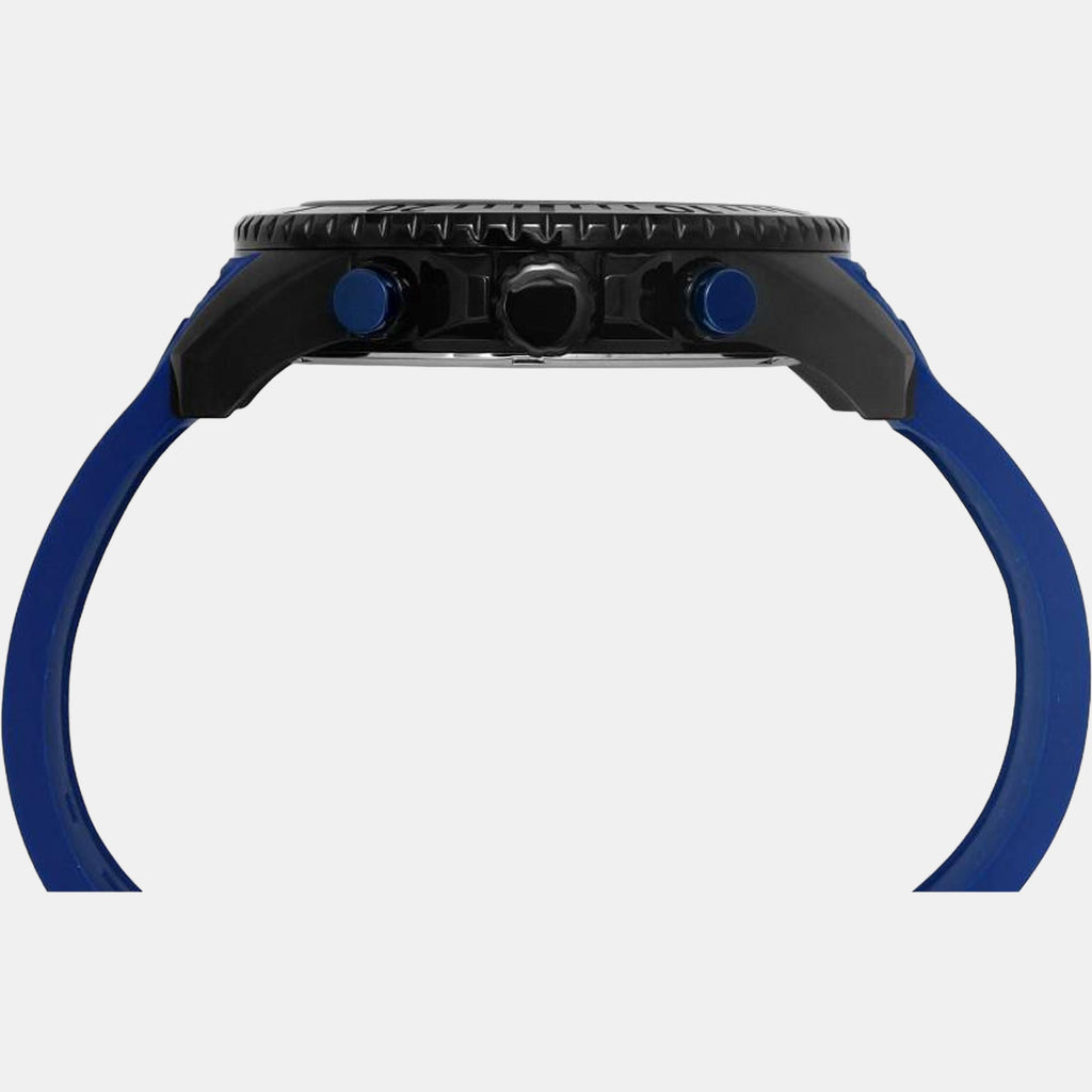 E Class Men Quartz Blue Dial Chronograph Silicone Watch TWEG20100