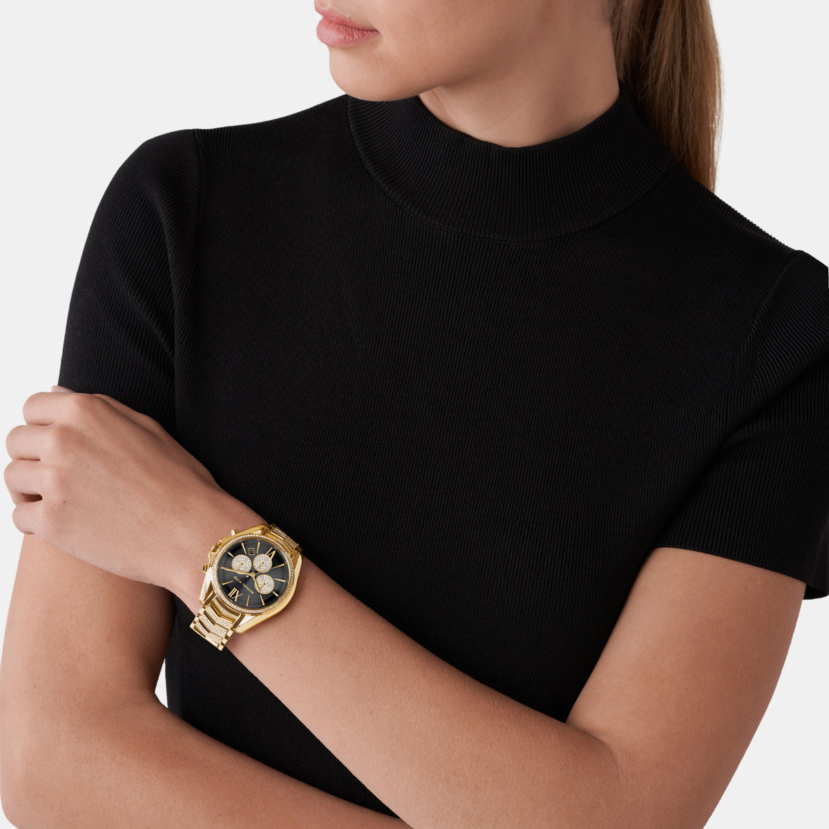 Michael Kors 44 mm Gold Quartz watch