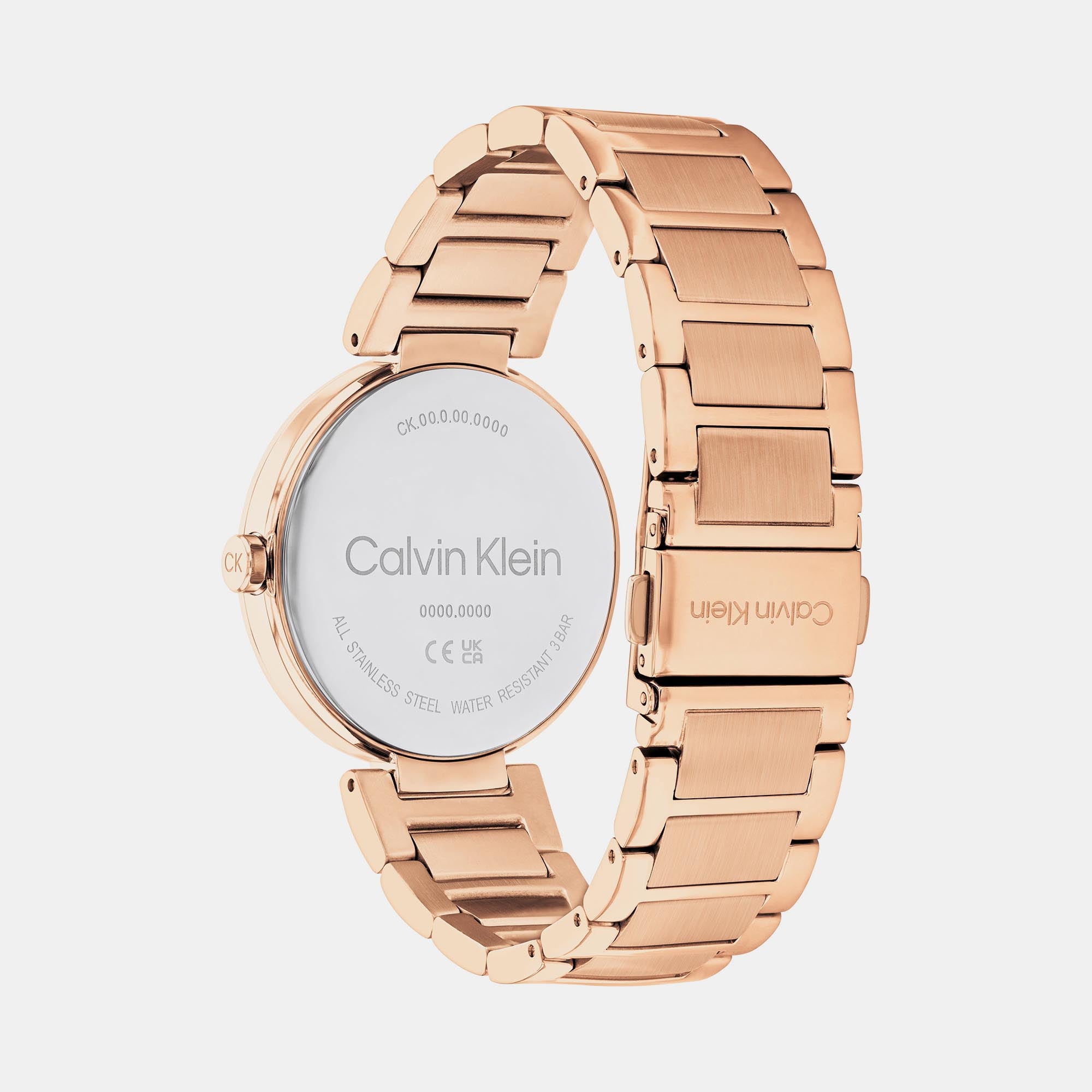 Calvin Klein Women Round Rose Gold watch
