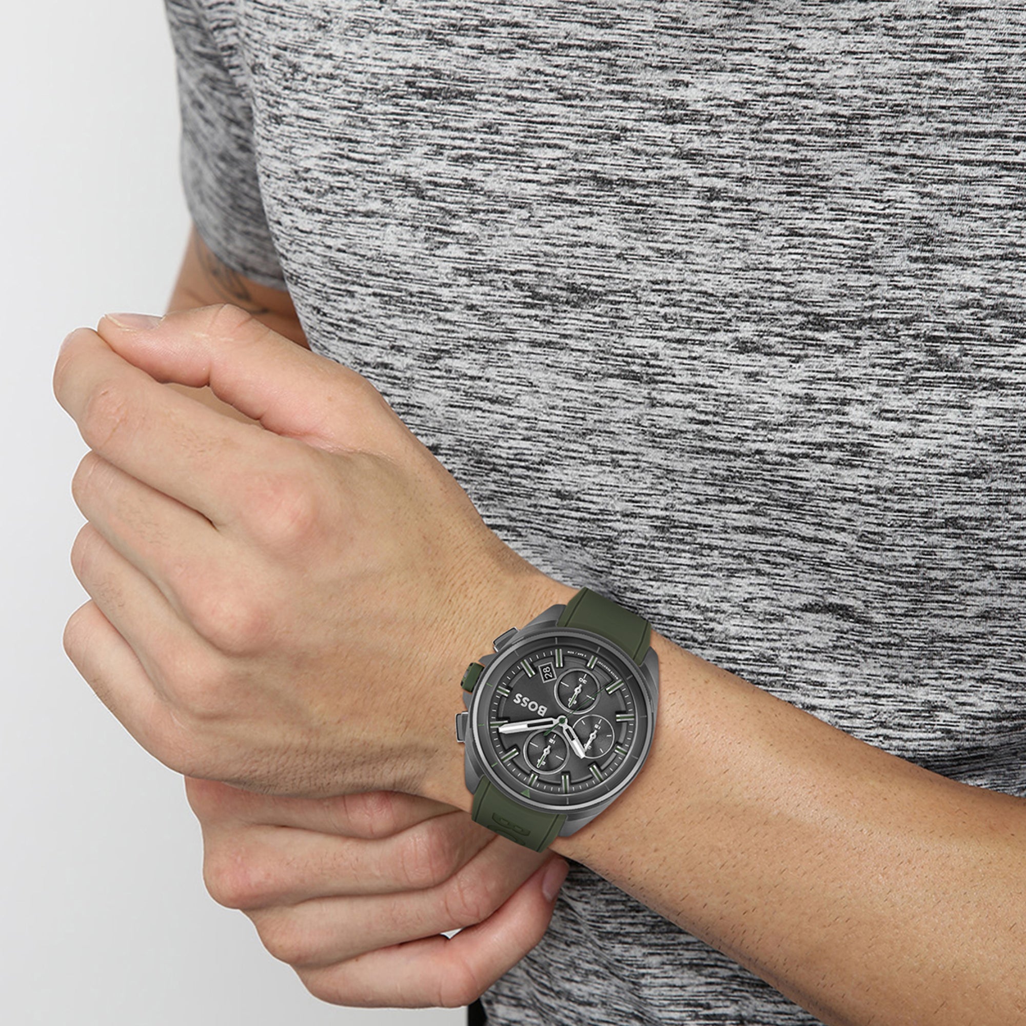 Boss Stainless Steel Round watch