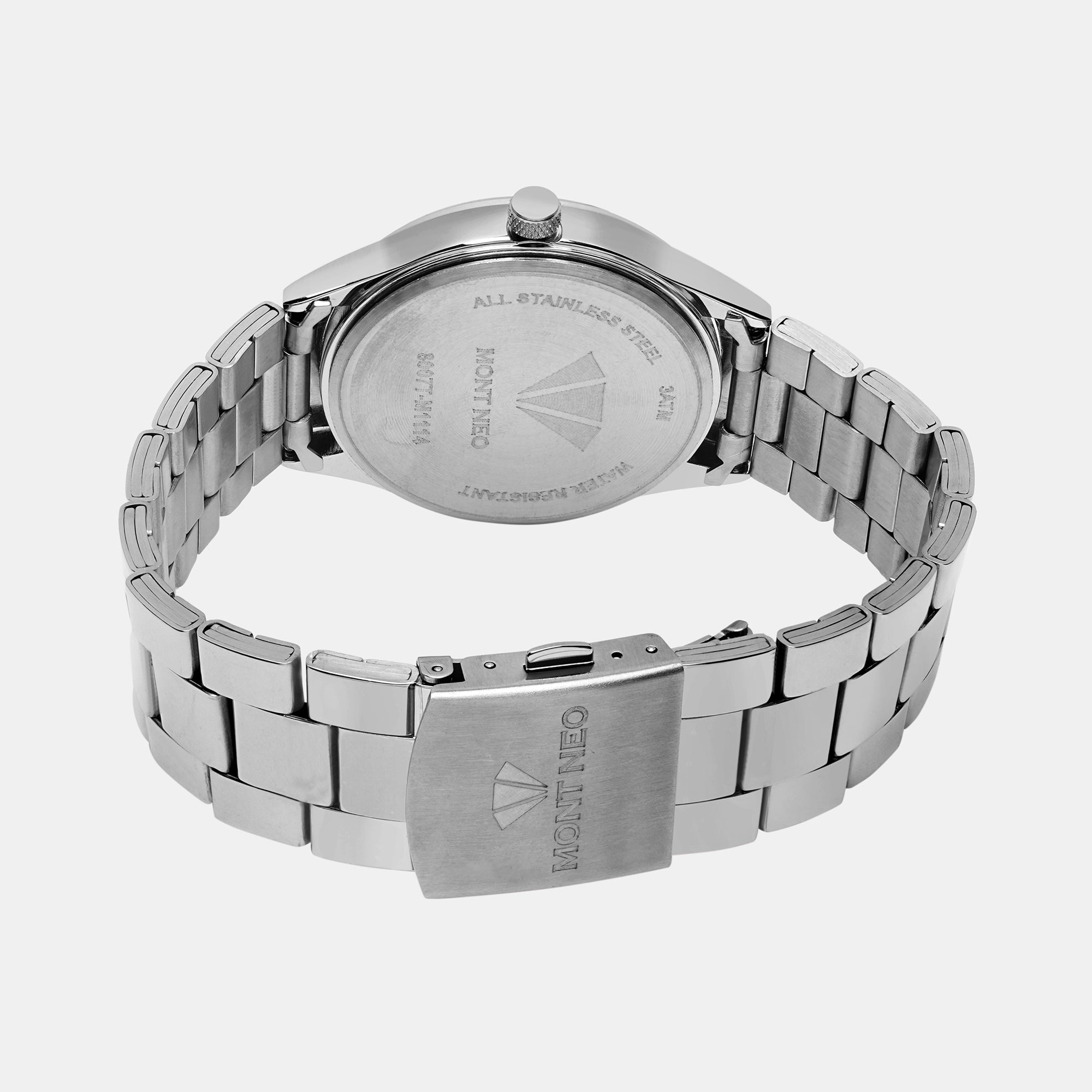 Mont Neo Stainless Steel Round watch