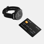 Seiko Leather Black watch