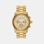 Michael Kors Round Gold Chronograph watch