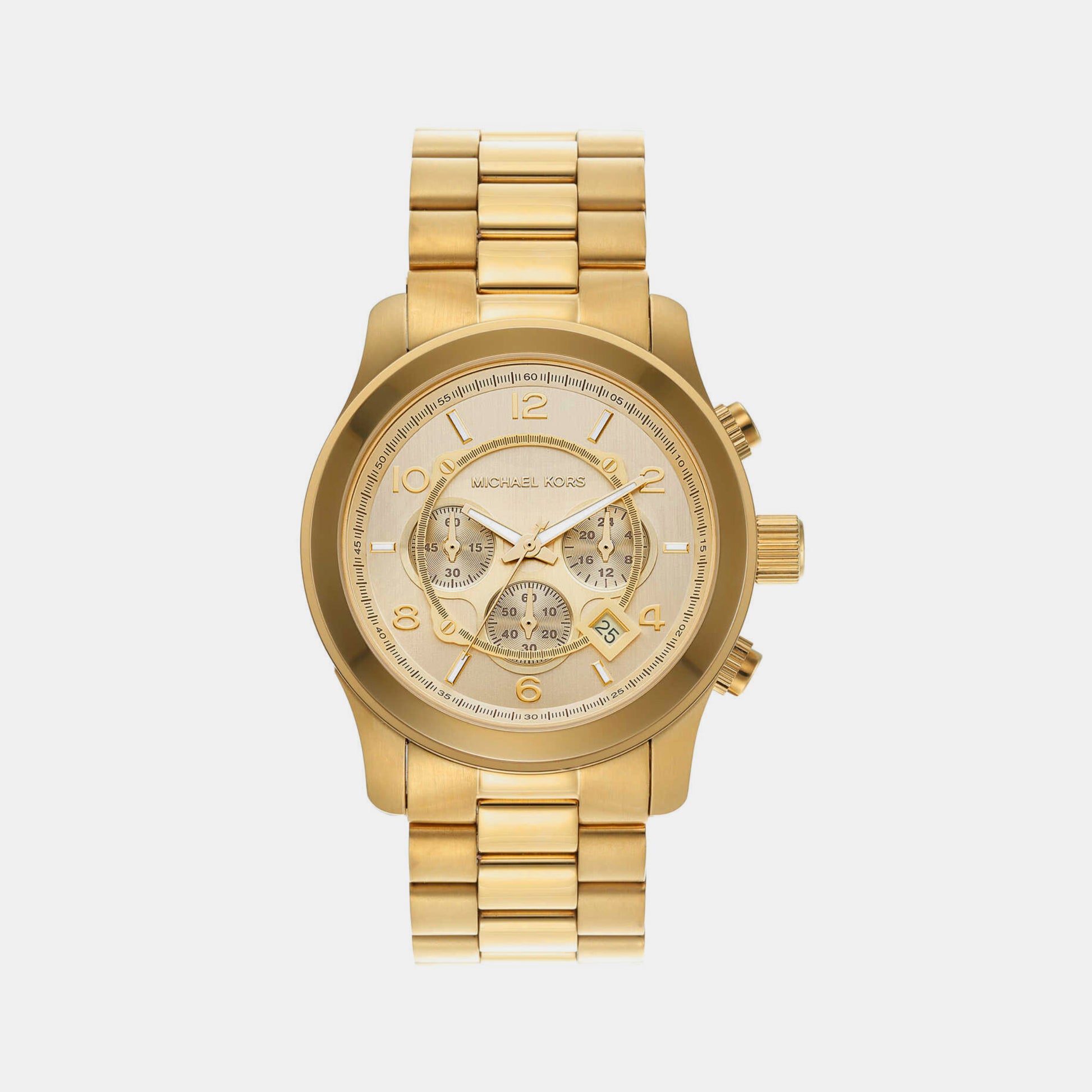 Male Gold Chronograph Stainless Steel Watch MK9074