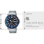 Enticer Men Quartz Two Tone Dial Analog Stainless Steel Watch A2117