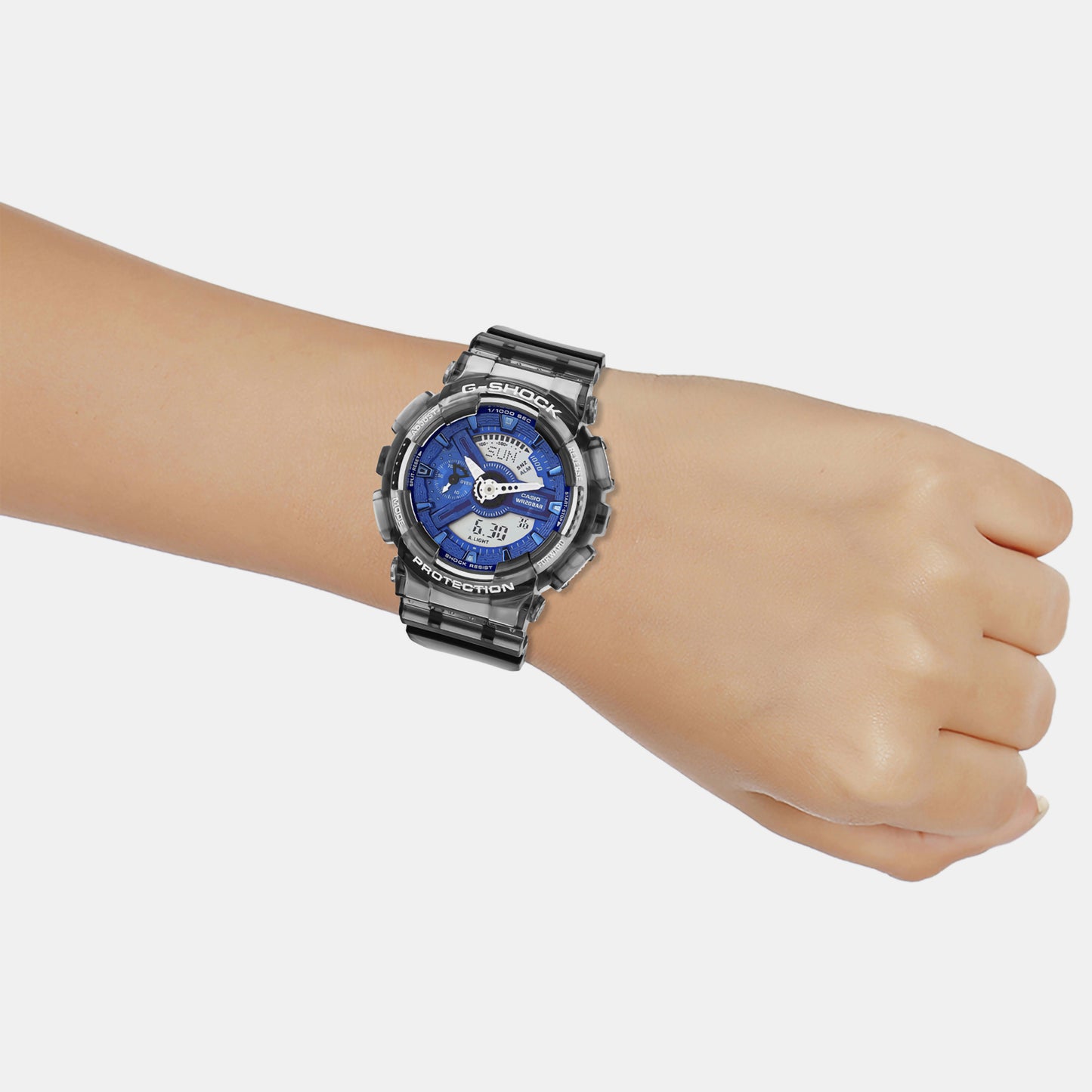 G-Shock Blue Women's Analog-Digital Resin Watch G1378 - GMA-S110TB-8ADR