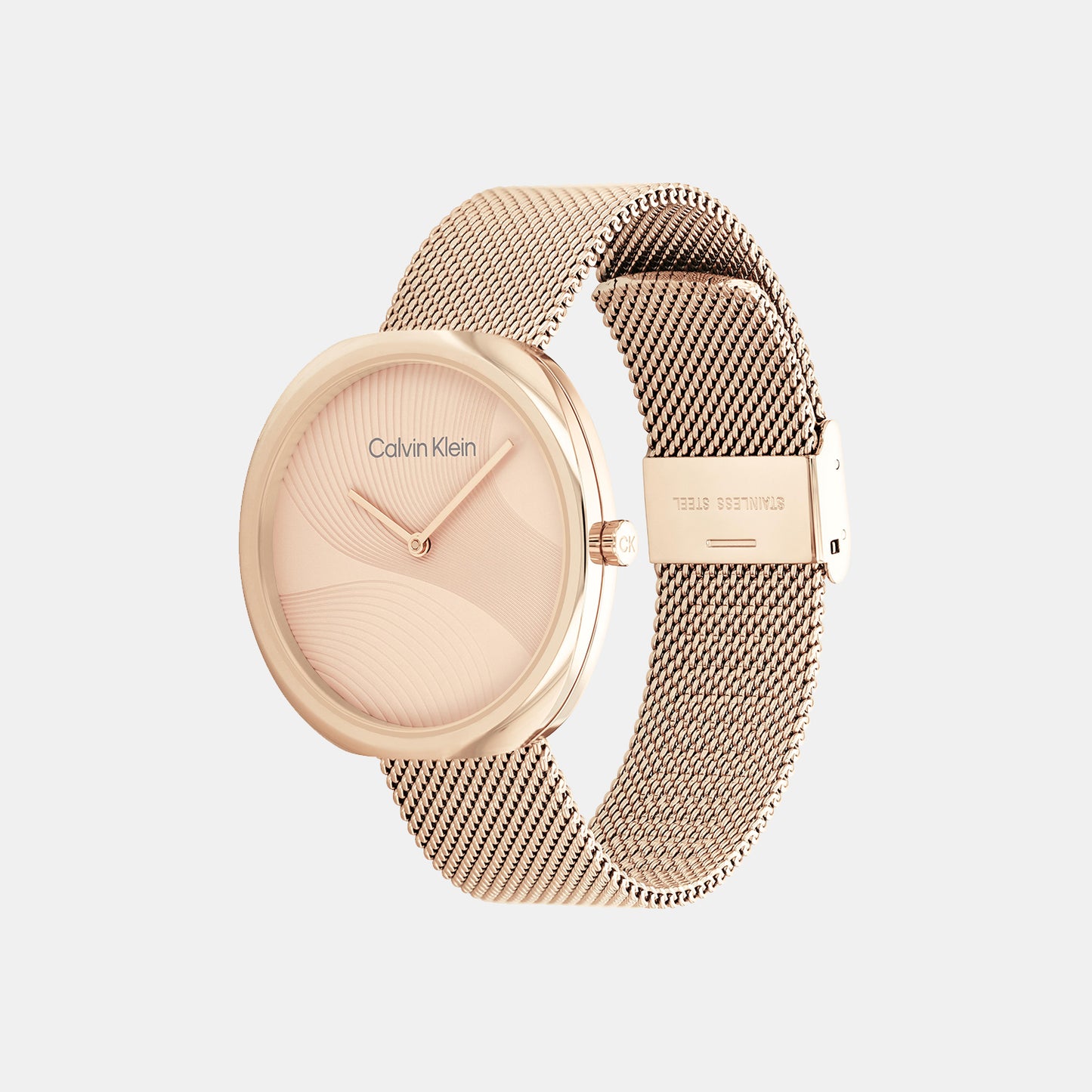 Women Gold Analog Mesh Watch 25200247