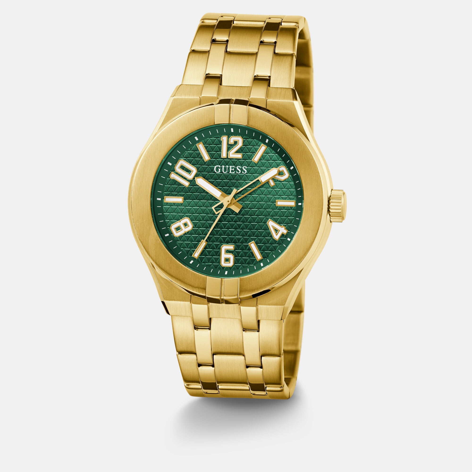 Guess Stainless Steel Round watch