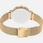 Sheen Women Quartz Gold Dial Analog Stainless Steel Watch SH283