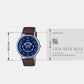 Men's Blue Analog Leather Watch A2136 - MTP-B135L-2AVDF
