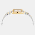 Ferragamo Men Rectangular Silver watch