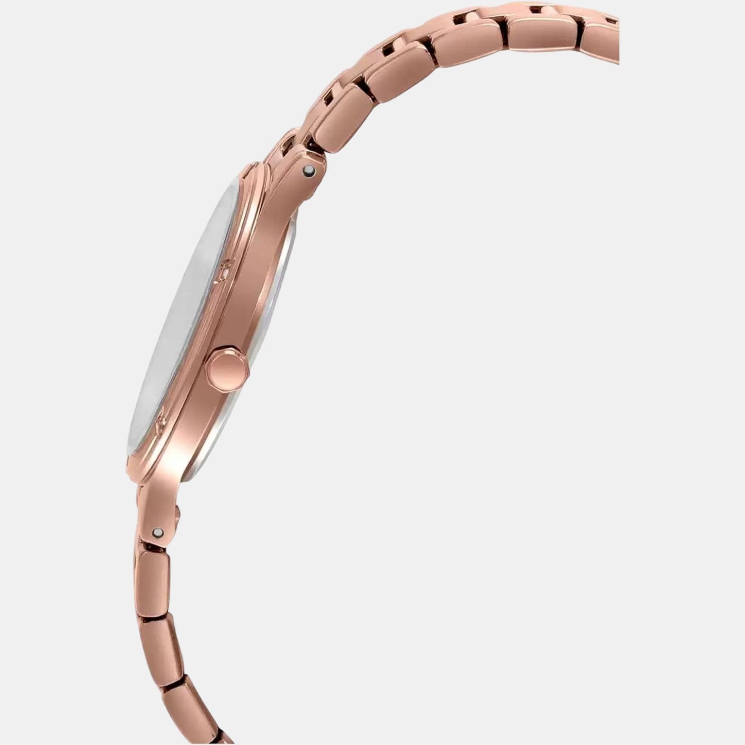 Sheen Women Quartz Rose Gold Dial Analog Stainless Steel Watch SH206