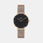 Daniel Wellington Round Black Analog watch