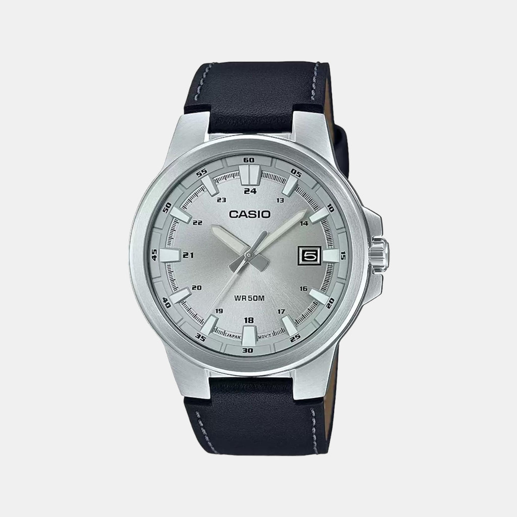 Casio Round Silver Analog watch