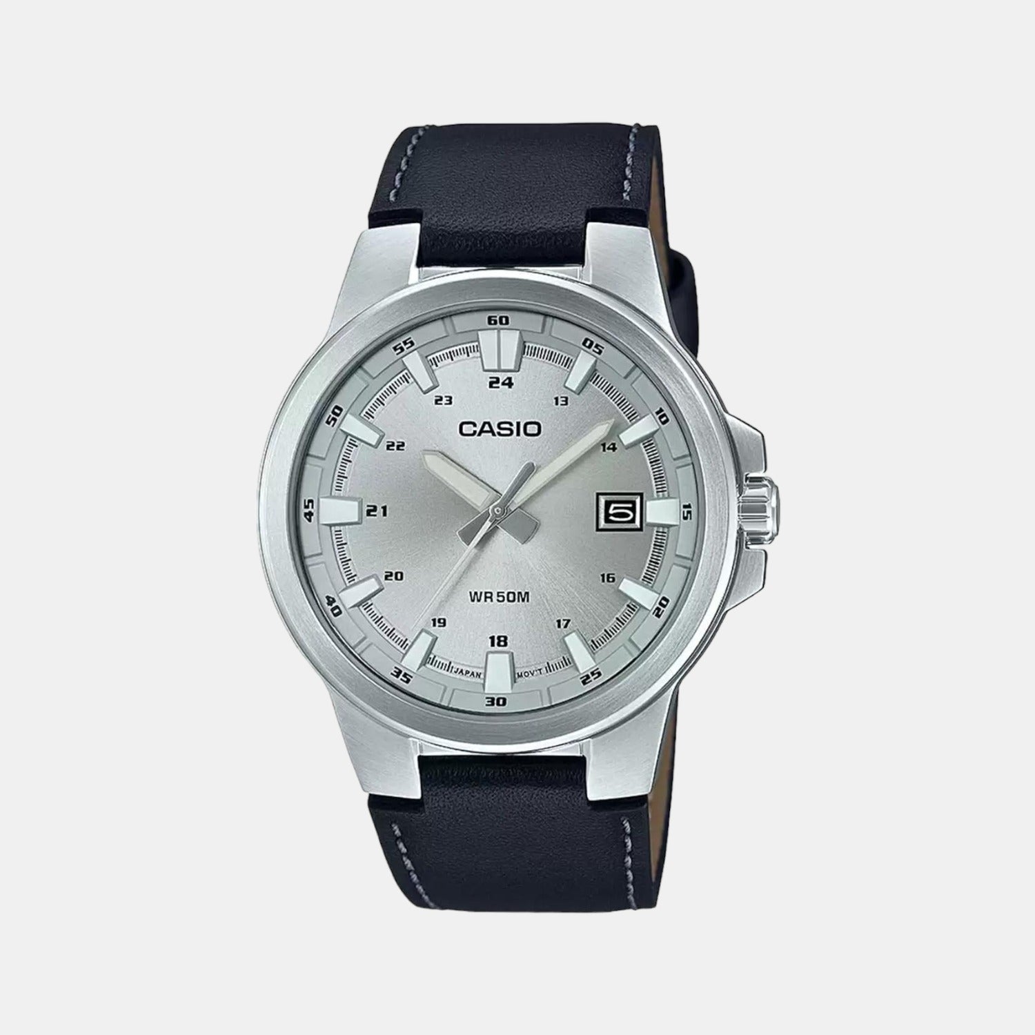 Casio Round Silver Analog watch