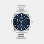 Calvin Klein Round Blue Chronograph watch