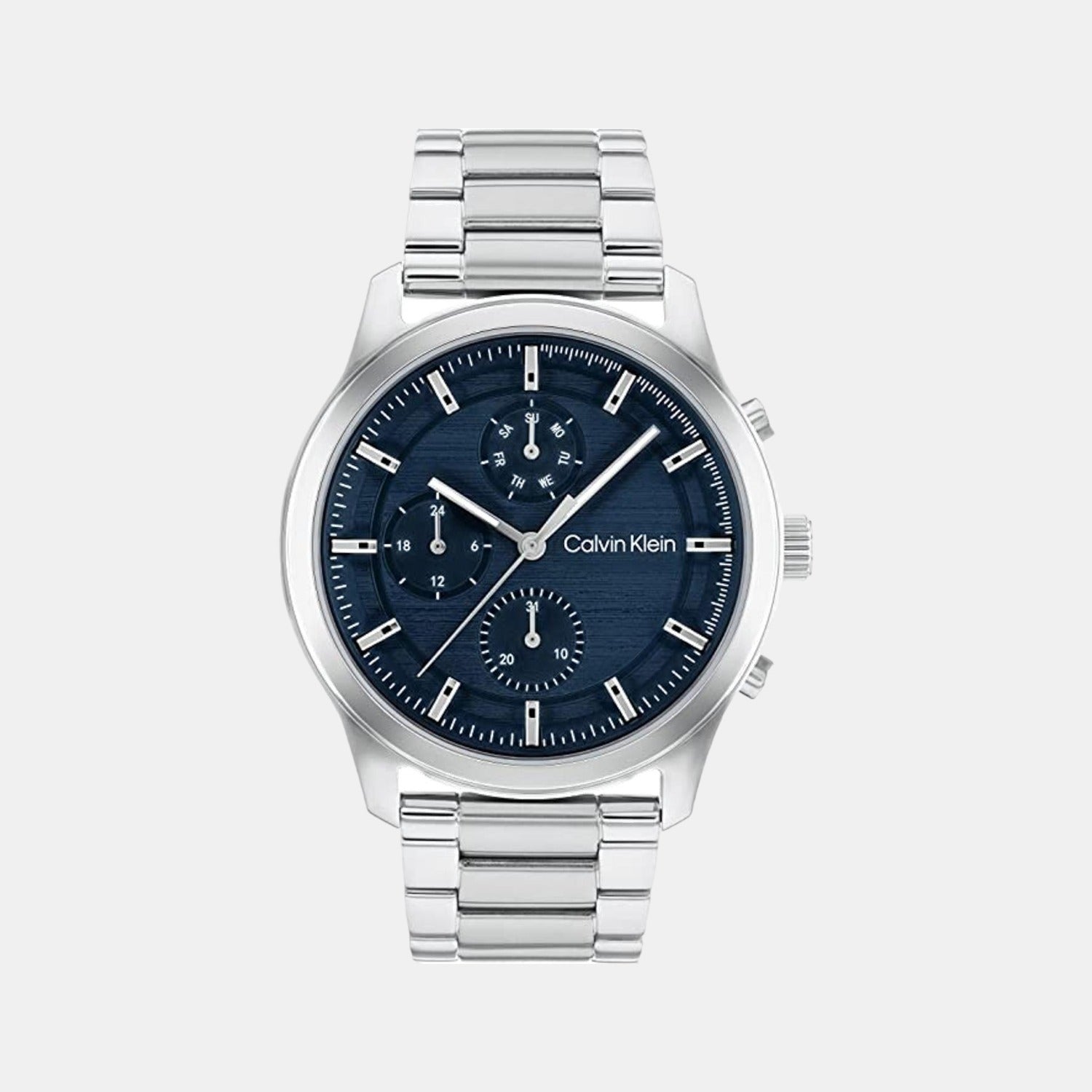 Calvin Klein Round Blue Chronograph watch