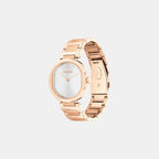 Ck Sensation Women Quartz White Dial Analog Stainless Steel Watch 25200253