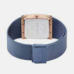 Obaku Men Square Blue watch