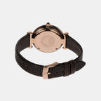 Emporio Armani Leather Brown watch