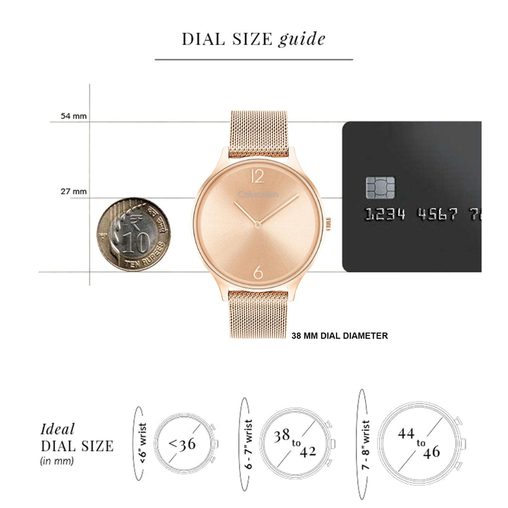 Timeless Women Quartz Rose Gold Dial Analog Stainless Steel Watch 25200268