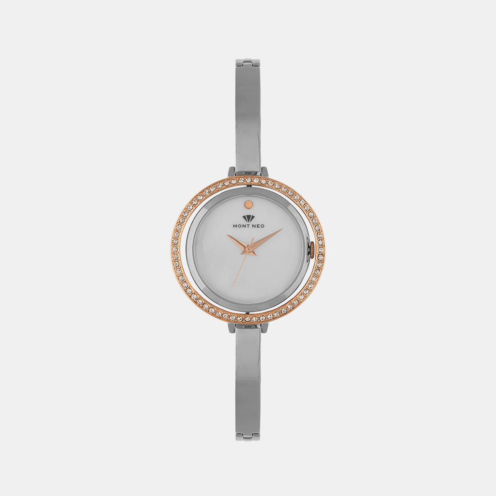 Mont Neo Round Grey Analog watch