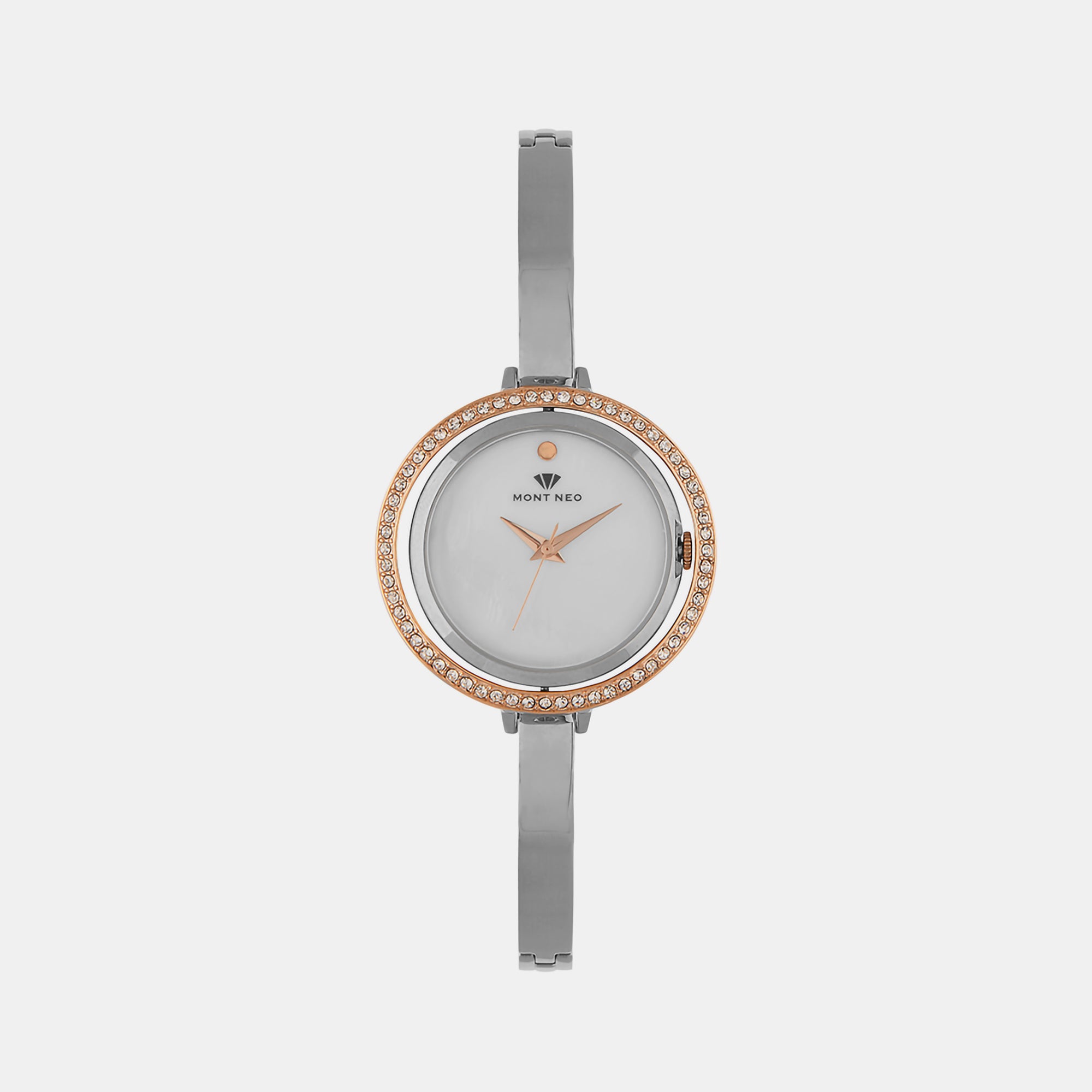 Mont Neo Round Grey Analog watch