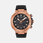 Tissot Round Black Chronograph watch