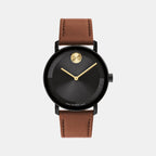 Movado Round Black Analog watch