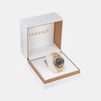 Versace Stainless Steel Round watch