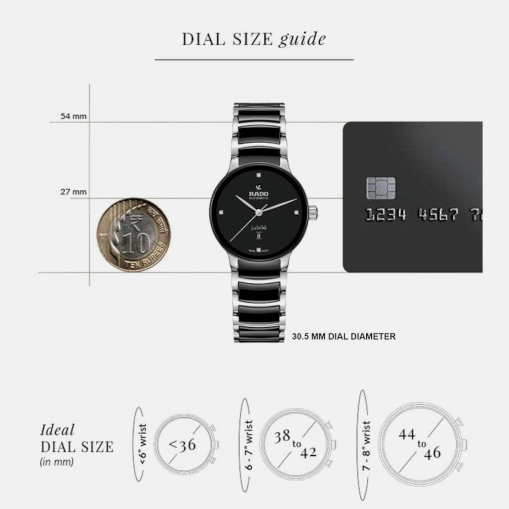 Rado Stainless steel Round watch