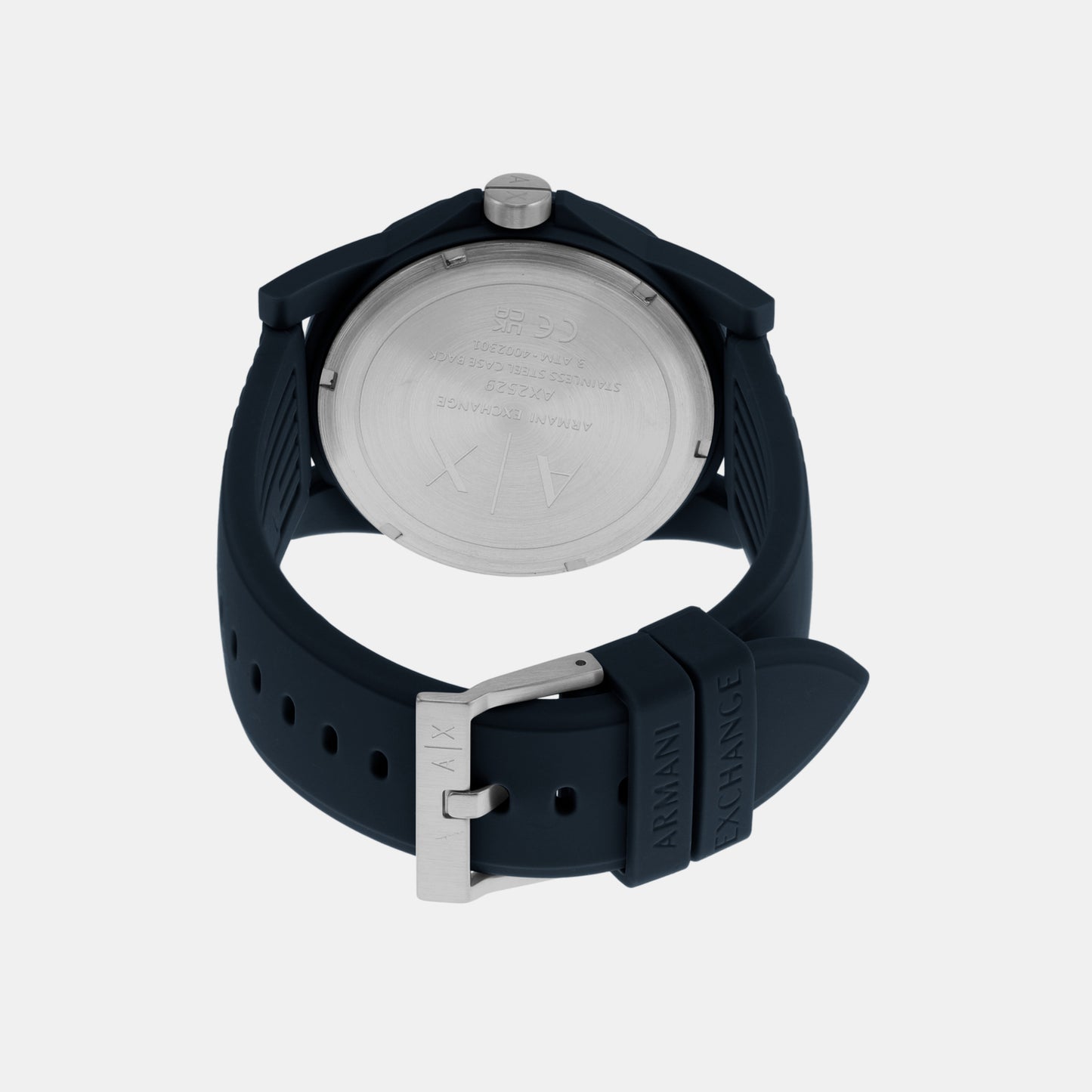 Male Blue Analog Silicon Watch AX2529
