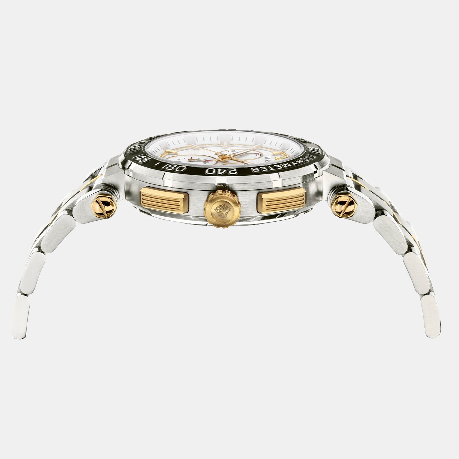 Versace Men Round Silver watch