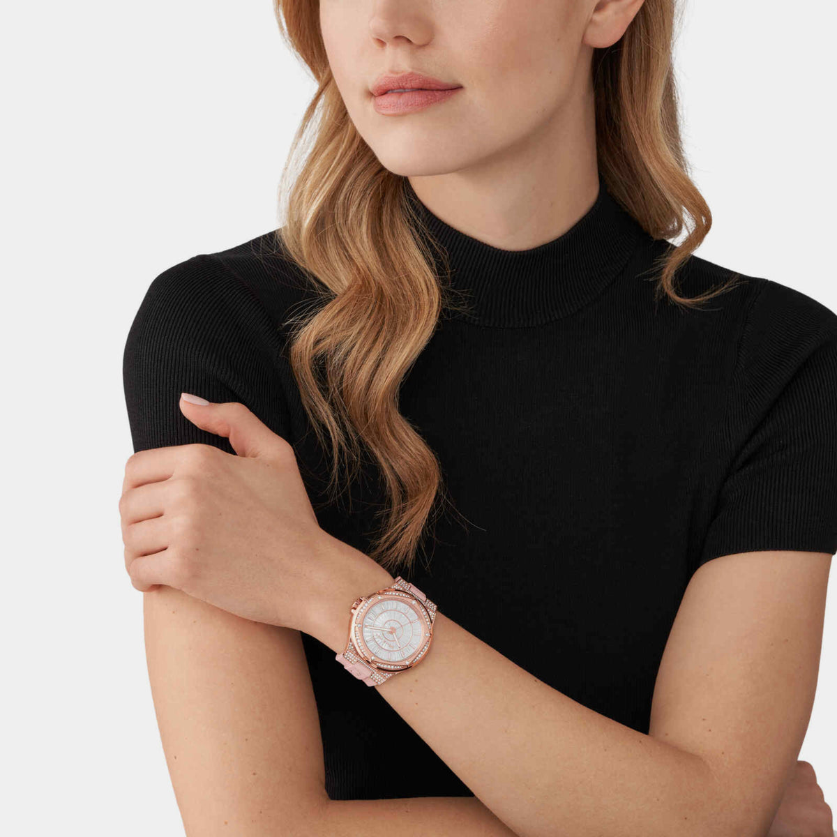 Michael Kors Women Round White watch