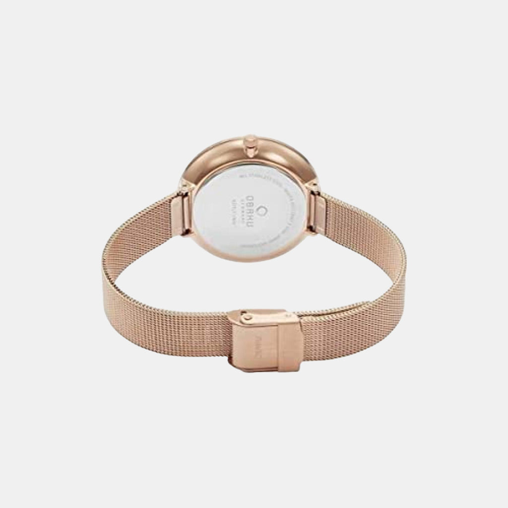 Viol Women Quartz White Dial Analog Stainless Steel Watch V211LXGEMG