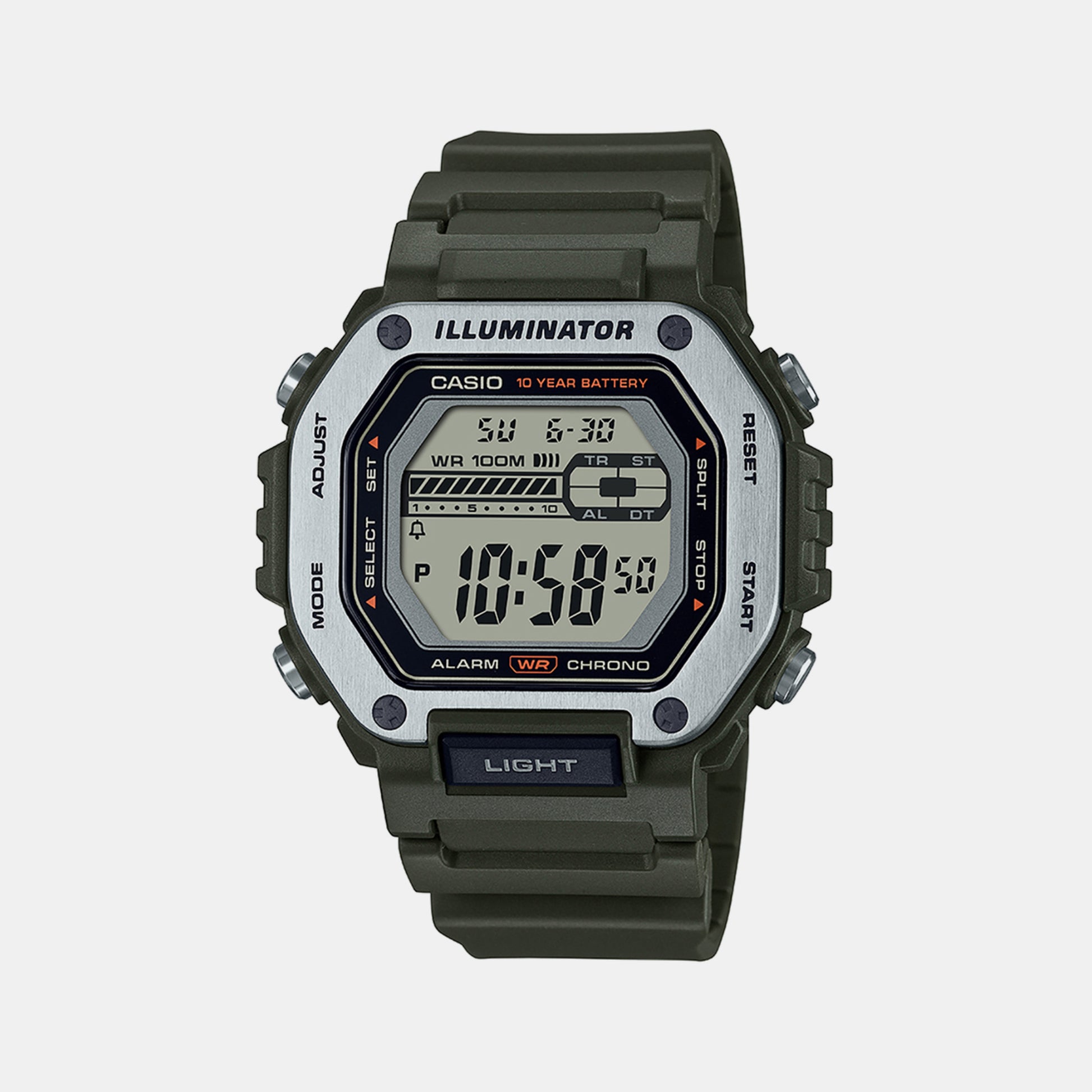 Male Black Digital Resin Watch D301