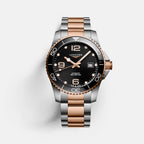 Men Automatic Black Dial Analog Stainless Steel Watch L37813587