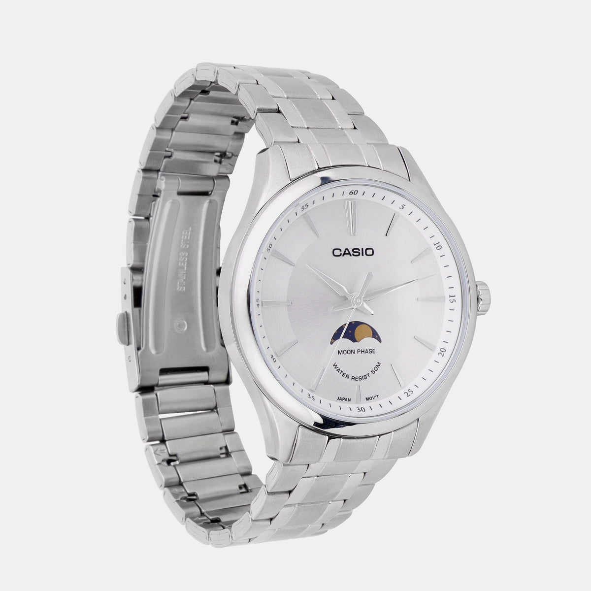 Casio Men Round White watch