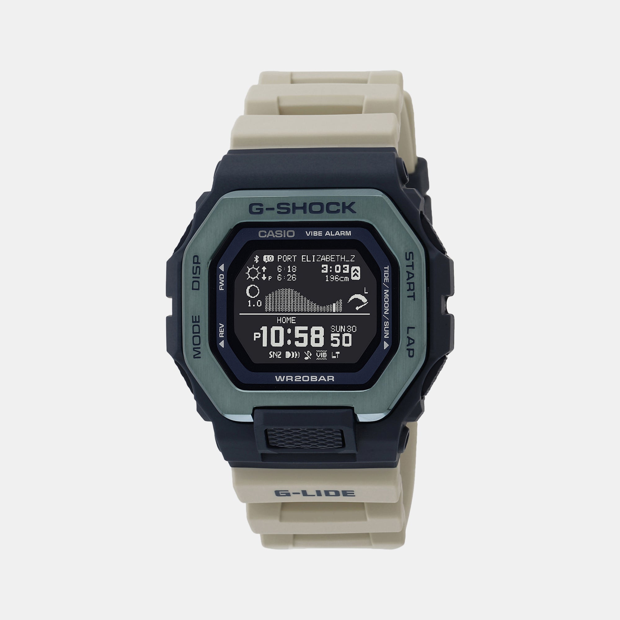 Casio Rectangular Blue Digital watch